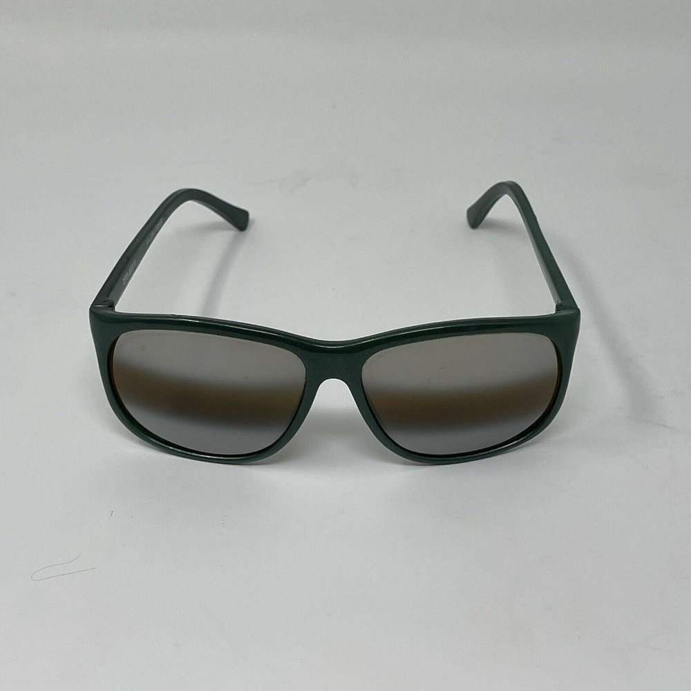 Vintage Opti Ray Nylon Green Bi Gradient Mirror Ski Sunglasses Frames optiray